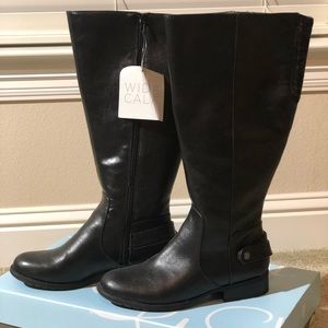 Life stride tall boots - wide calf, size 8W.